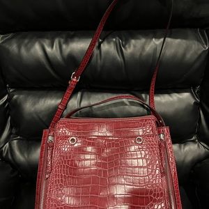 Calvin Klein shoulder bag. Red. Very elegant. Used but looks brand new.